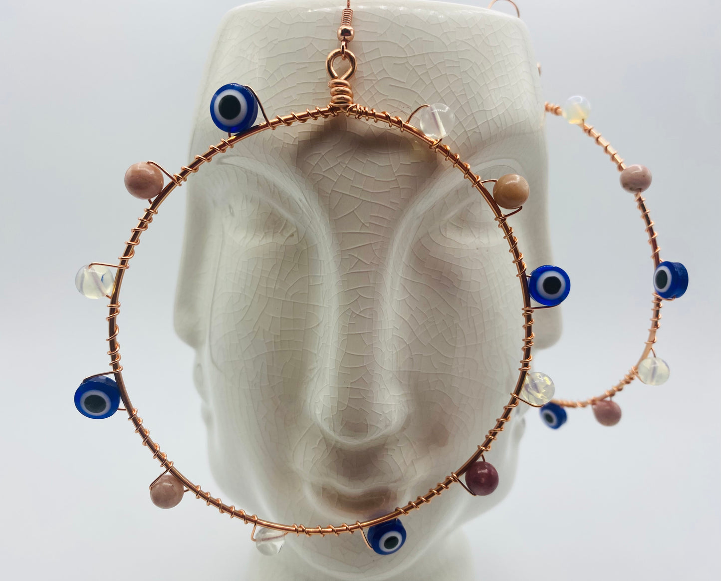 Evil Eye Hoop Earrings