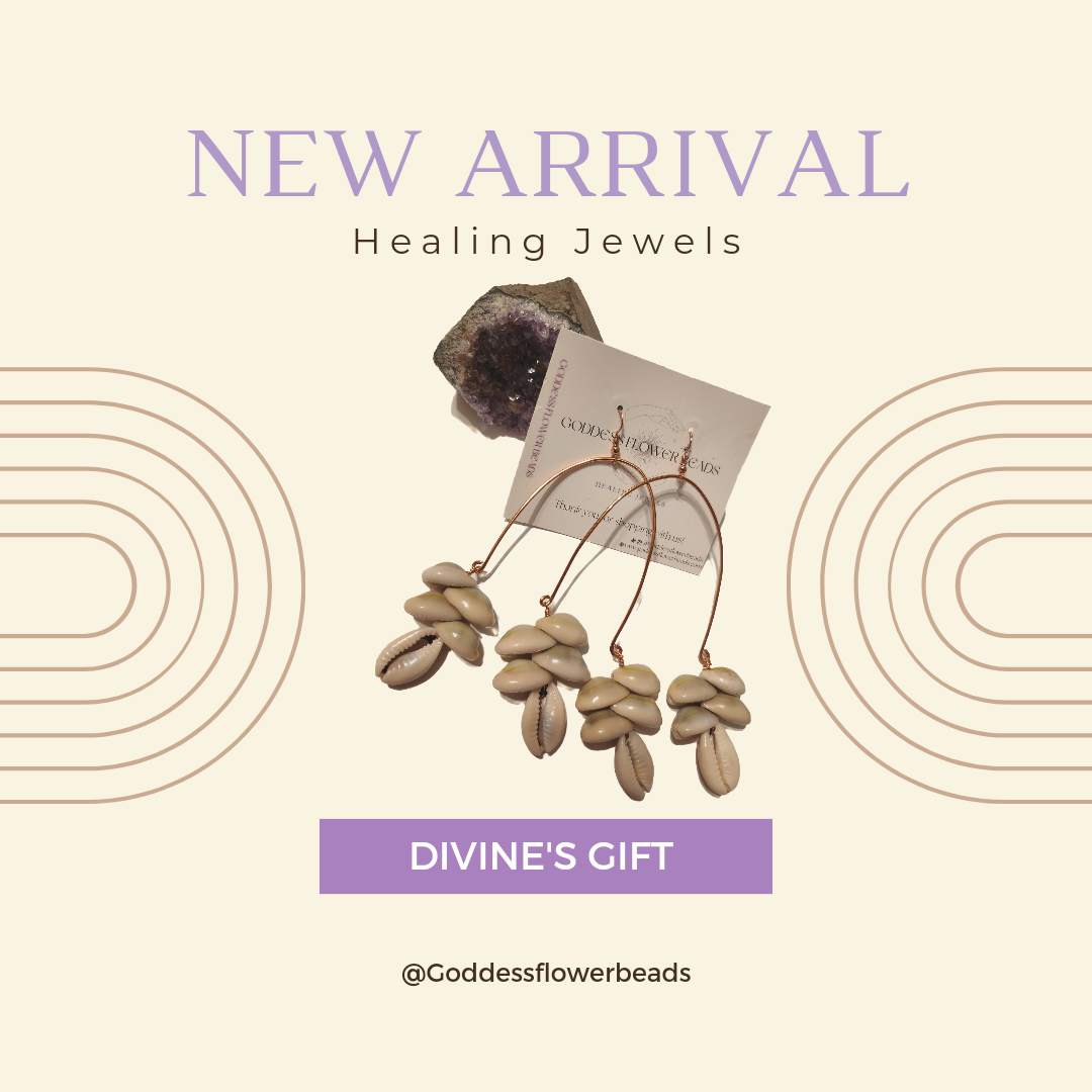 Divine's Gift Cowrie Shell Earrings