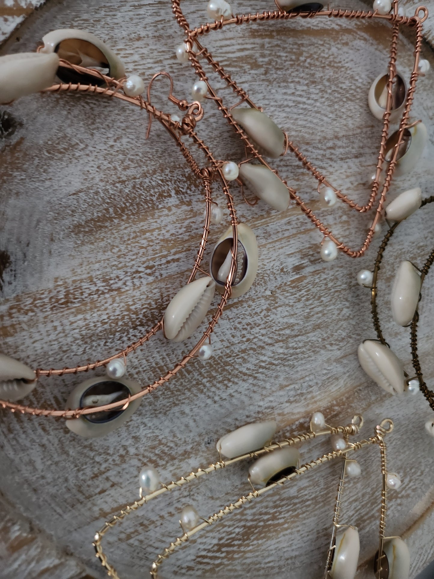 Cowrie Shells & Pearls