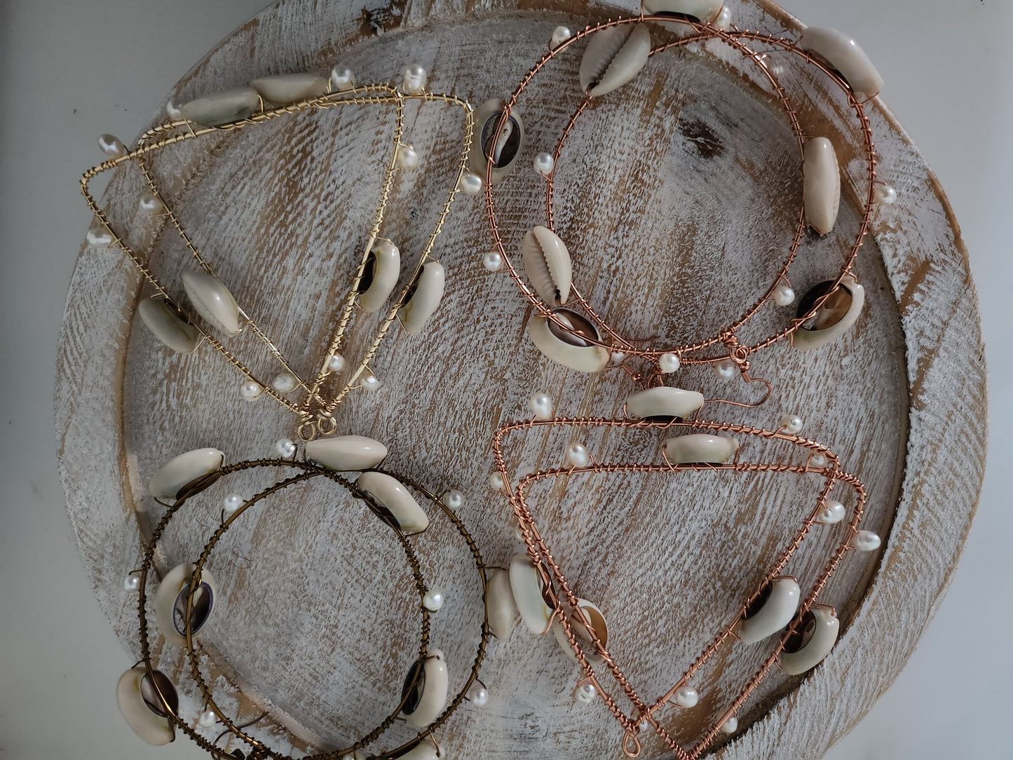 Cowrie Shells & Pearls