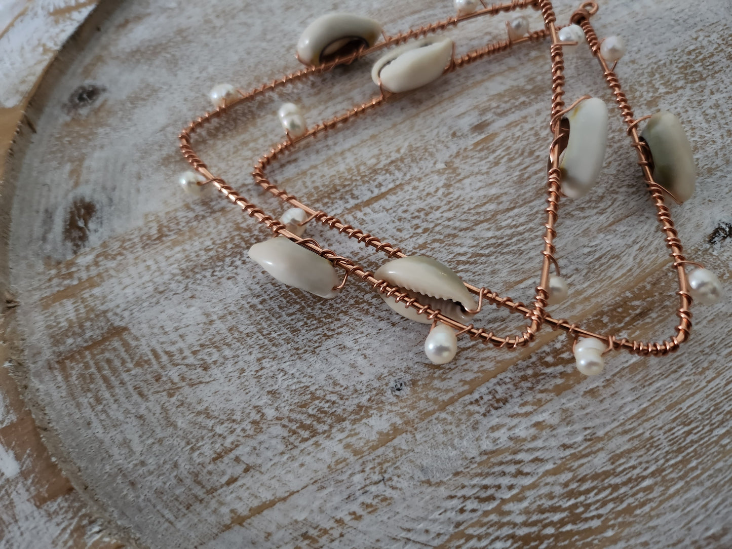 Cowrie Shells & Pearls