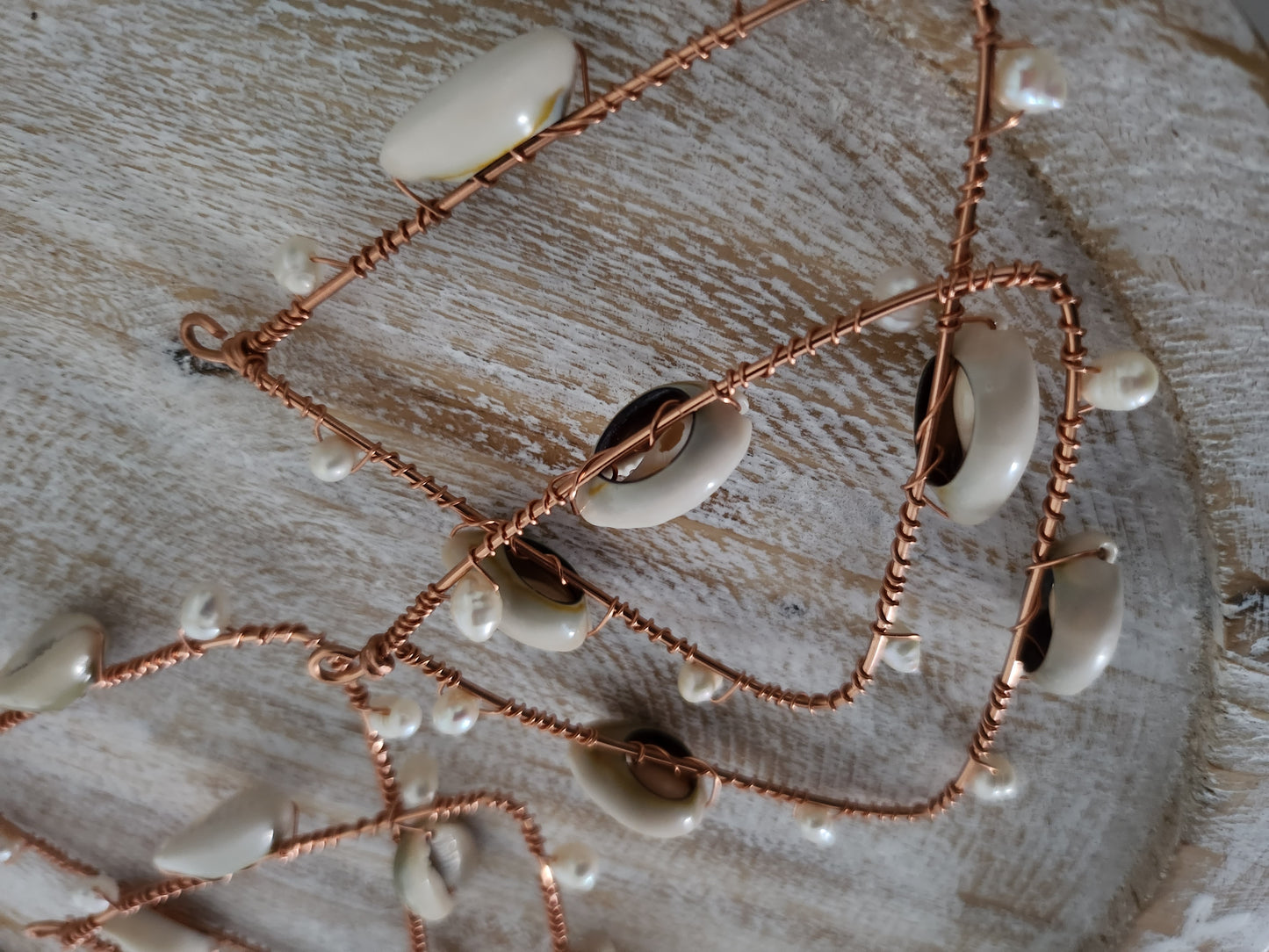 Cowrie Shells & Pearls