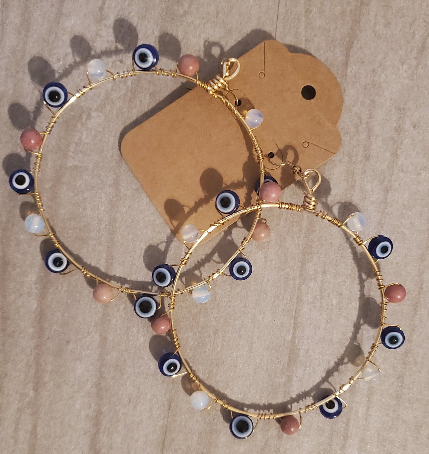 Evil Eye Hoop Earrings